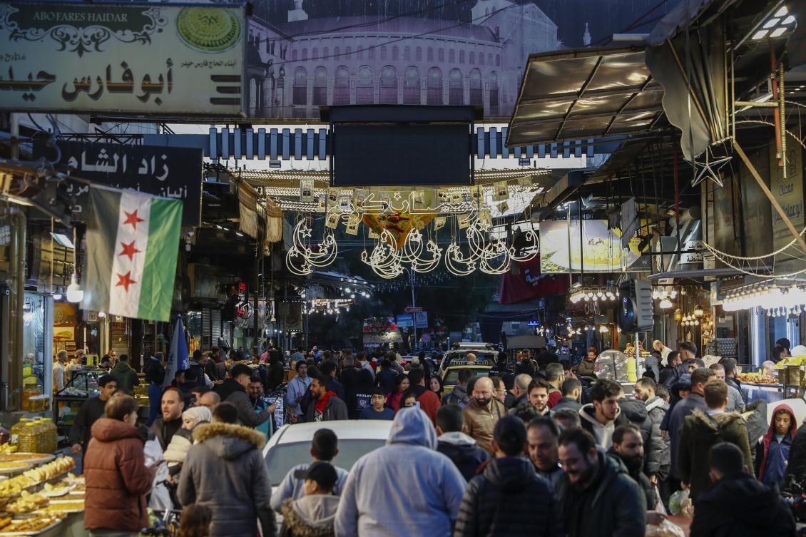 FILE - Residents walk in the market on the first day of Ramadan, the holy month for Muslims, in the old city of Damascus, Syria, Saturday March 1, 2025.(AP)