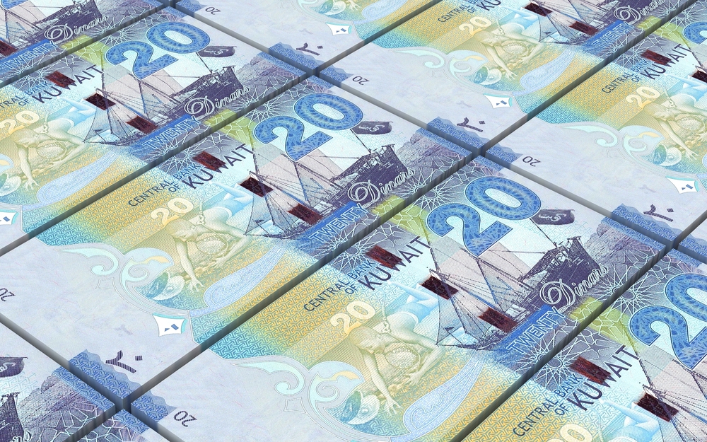 The law allows the government to issue up to 30 billion Kuwaiti dinars ($98 billion) in debt instruments. Shutterstock