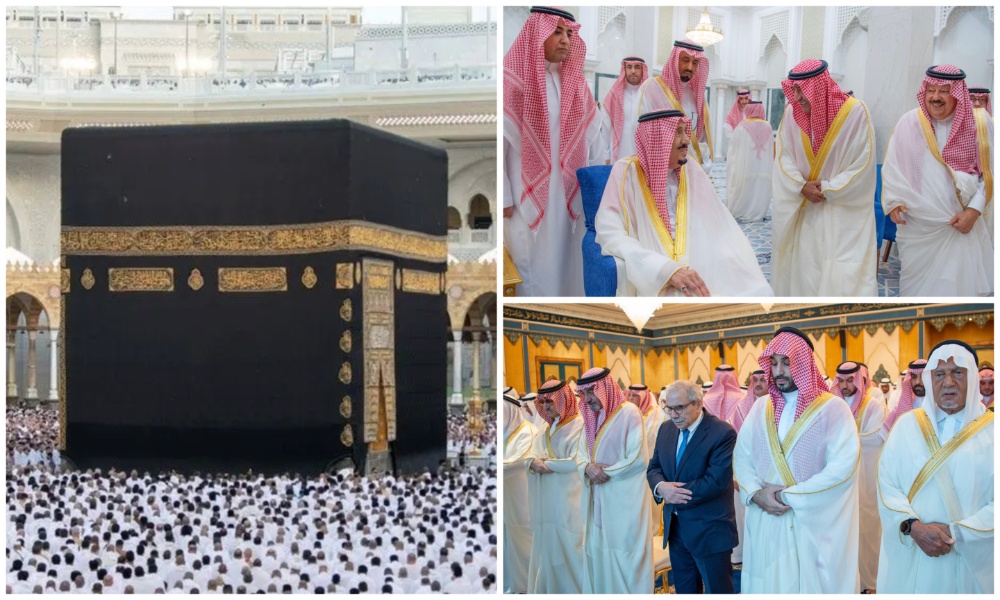 Eid Al-Fitr, a highlight of the Islamic calendar that marks the culmination of the fasting month of Ramadan, is being celebrated with religious fervor and joy as Saudi Arabia led worldwide celebrations with Eid prayers on Sunday morning. (SPA)