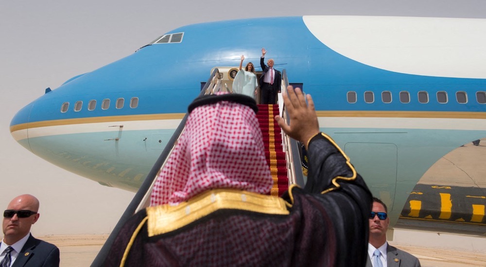Trump made Saudi Arabia his first foreign visit during his first term as president. (AFP/File)