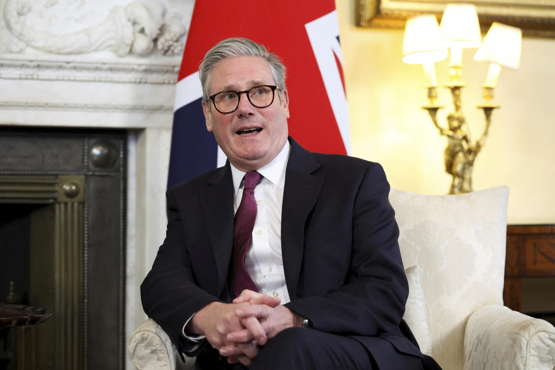 British Prime Minister Keir Starmer expressed frustration at the difficulty in stopping thousands of people a year crossing from France to the UK in small boats. (AP)