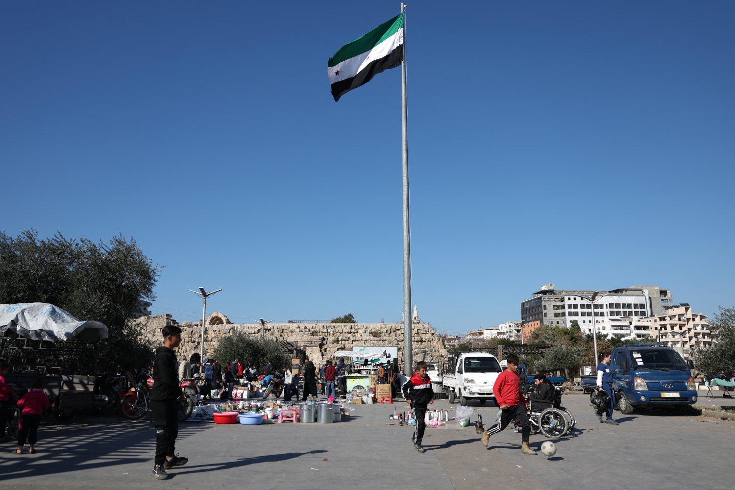 Syria experts in Washington believe there is a historic opportunity to stabilize the country and the region (File/AFP)