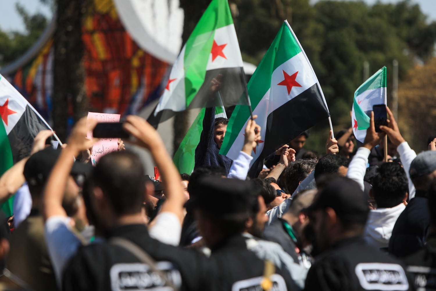 Critics recommend a stronger focus on broadening political representation and reassuring Syria’s communities (File/AFP)