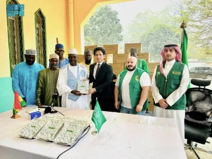 The distribution is a part of Saudi Arabia’s projects aimed at providing support to countries in need during Ramadan. (SPA)