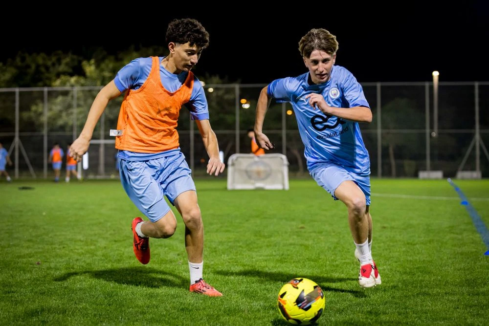 Zack Johnstone, right, of CFS has represented Scotland at U-14 and U-15 level. (Supplied)