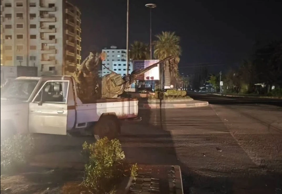 A Syrian Arab Republic war monitor said Wednesday that four civilians have been killed in a security operation in the coastal city of Latakia that was launched after a deadly attack on security services. (X/@__VOT___)