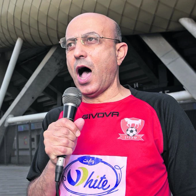 A longtime sports commentator, Hasanein was also dismissed from his role as an announcer for Bnei Sakhnin F.C., one of Israel’s most successful Arab clubs. (X/File)