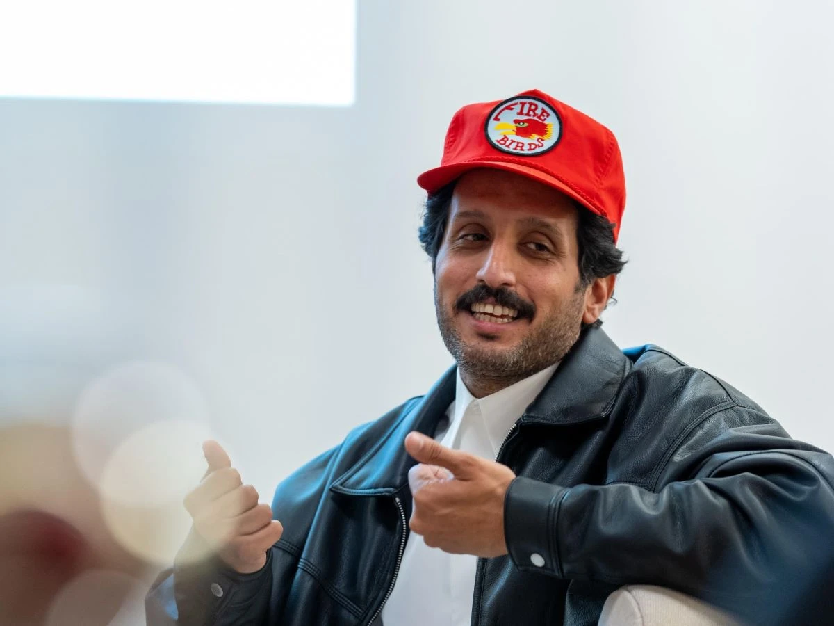 Saudi film director Ali Kalthami at an exclusive iPhone photography workshop on March 5 at Sima Creative Space in Riyadh. (Supplied)
