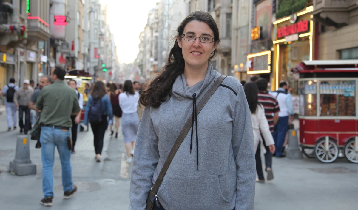 Elizabeth Tsurkov, a doctoral student at Princeton University and fellow at the New Lines Institute for Strategy and Policy, has been missing in Iraq since March 2023. (AFP/File)
