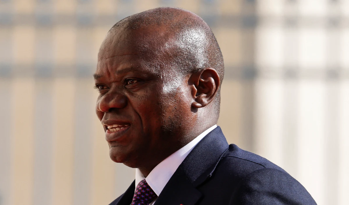 Gabon’s military leader Brice Oligui Nguema will face three challengers, including a former prime minister, in the country’s April 12 presidential election, according to the candidate list. (AFP)