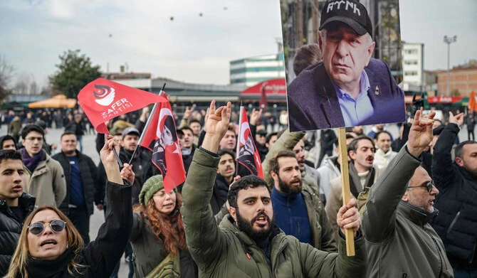 Turkish party leader says his arrest is part of a crackdown on Erdogan’s political opponents