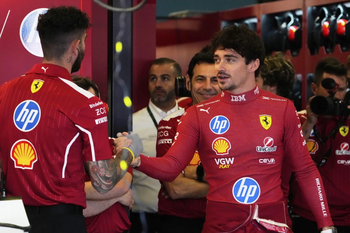 Leclerc fastest in second Australian GP practice, Hamilton fifth