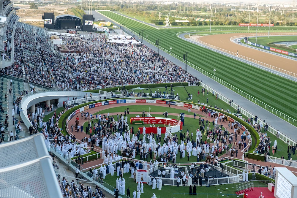 The Dubai World Cup will take place at Meydan Racecourse on April 5. (Supplied)