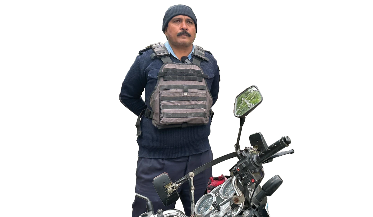 Malik Mohammed Ikram, who leads a team of three other cops, says the iftar hour is particularly ‘unpredictable.’ (AN photo)