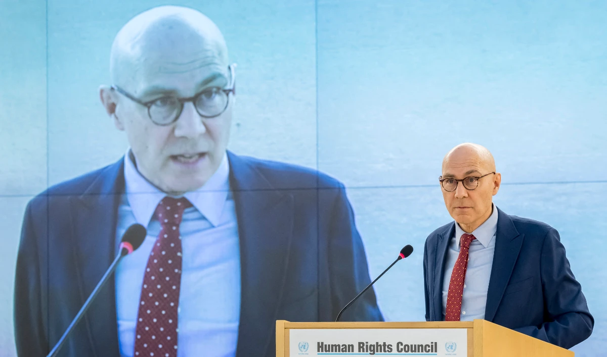 UN High Commissioner for Human Rights Volker Turk. (AFP)