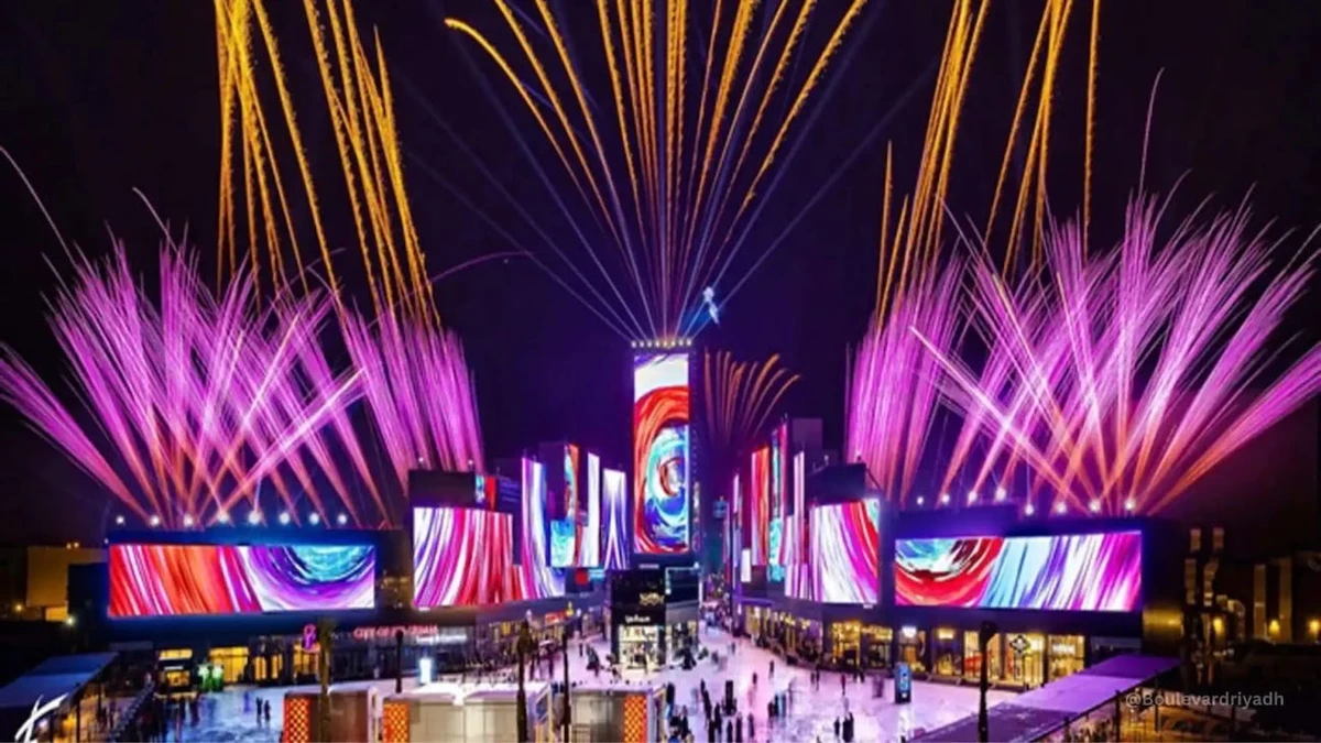Saudi Arabia's General Entertainment Authority has issued Eid Al-Fitr Events 2025 details, featuring a wide range of activities to mark the occasion. (BLVD Riyadh)