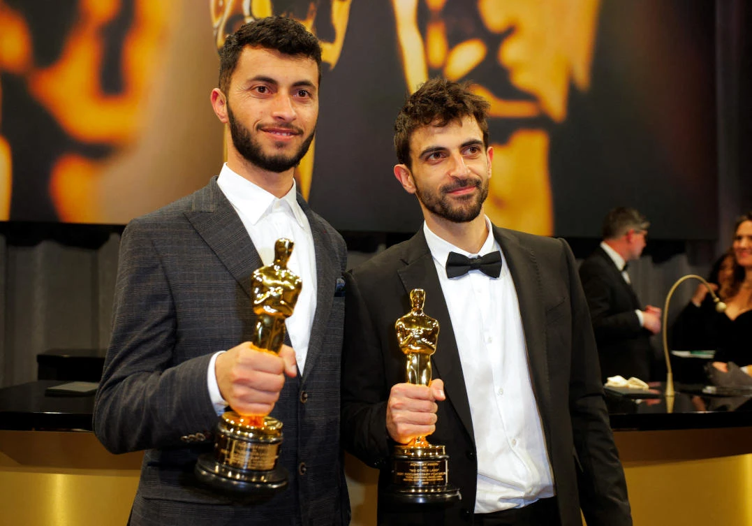 Despite winning the Oscar for documentary feature film, “No Other Land” has not been picked up by mainstream US distributors. (REUTERS/File)
