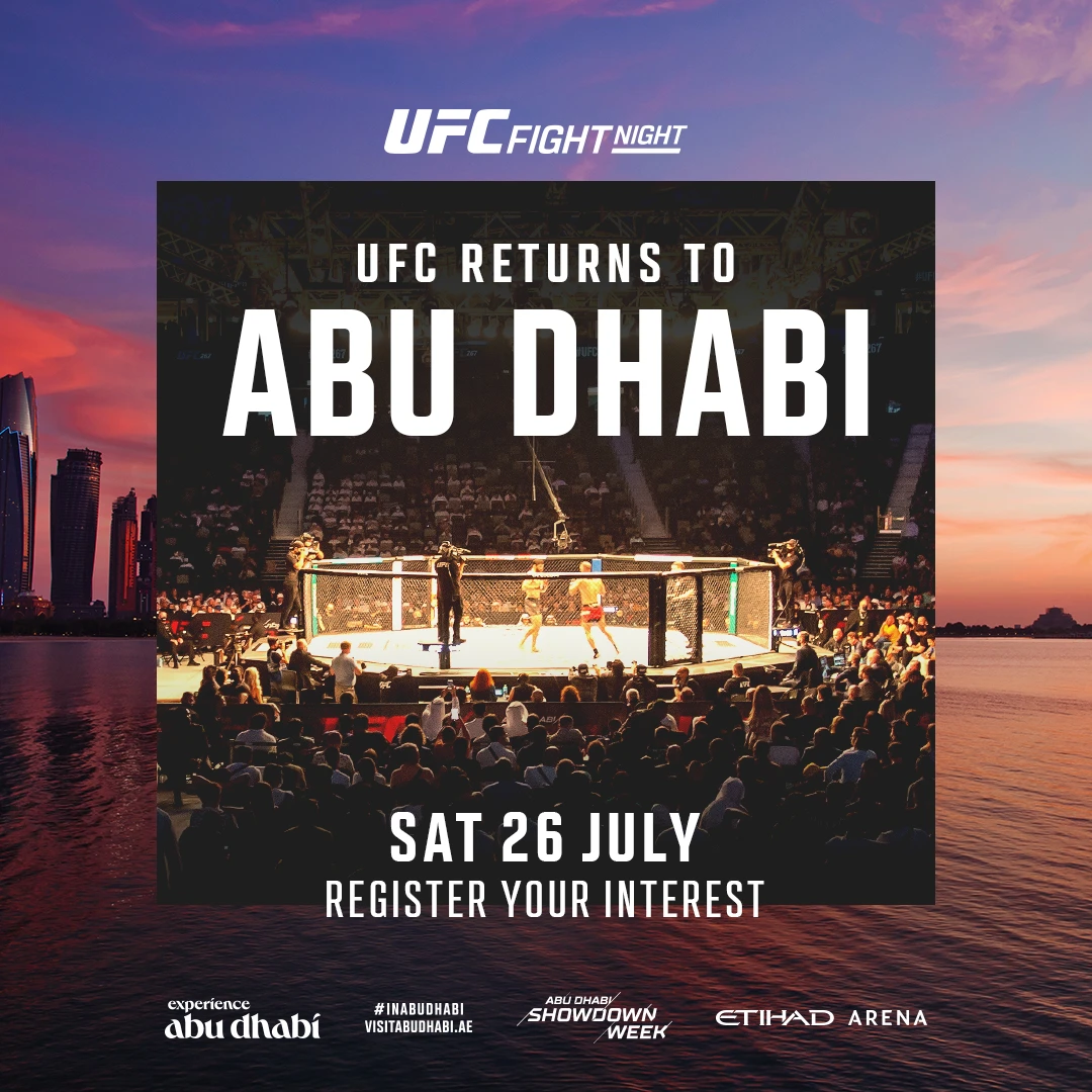 Summer fight night sees UFC return to Abu Dhabi