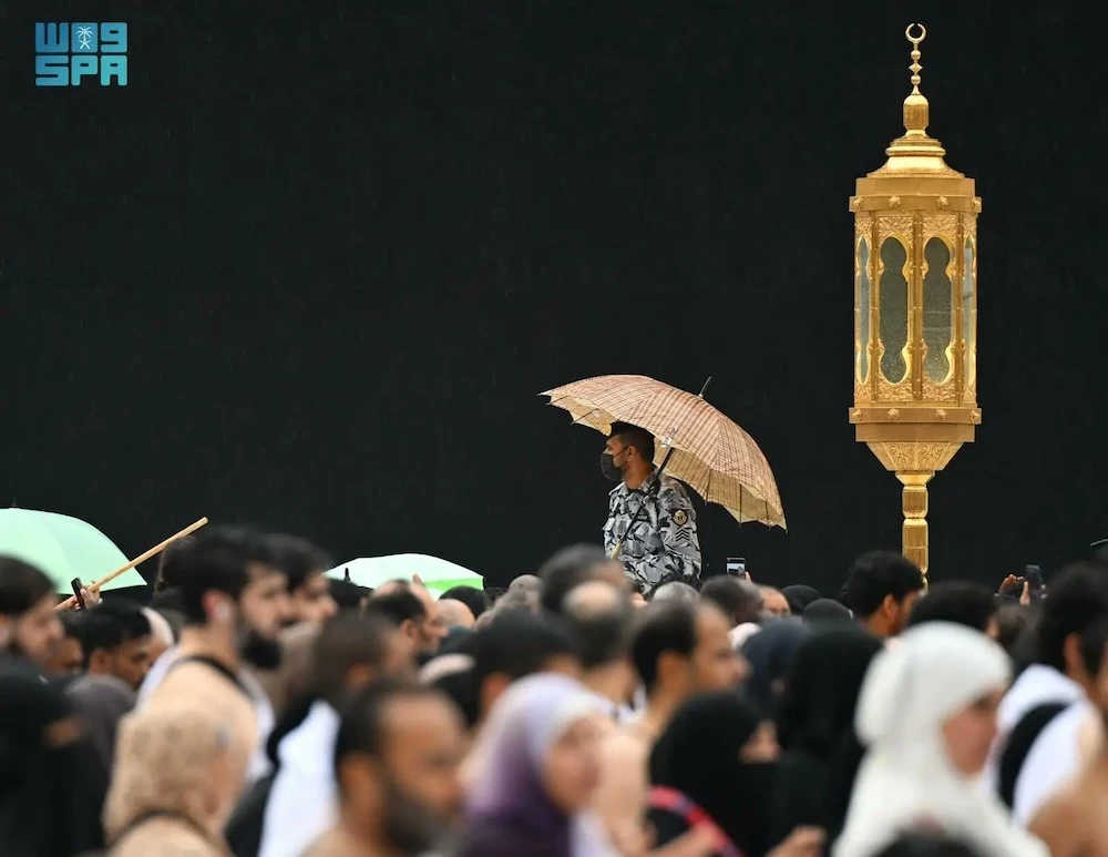 Makkah received rainfall on Thursday as we enter the last ten nights of Ramadan. (SPA)