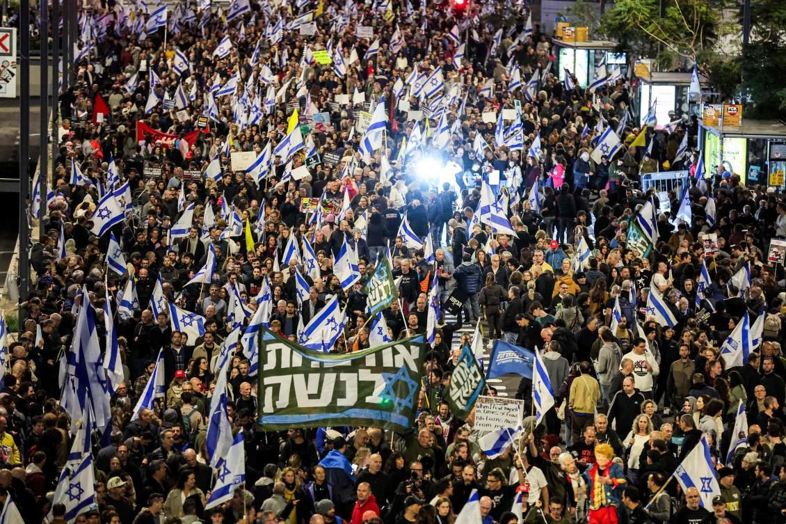 Israel anti-government protests flare after dismissal of top security agency chief