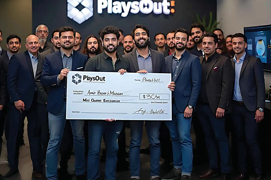 UAE-based gametech startup PlaysOut has secured $7 million in a seed funding round at a valuation of $70 million. (Supplied)