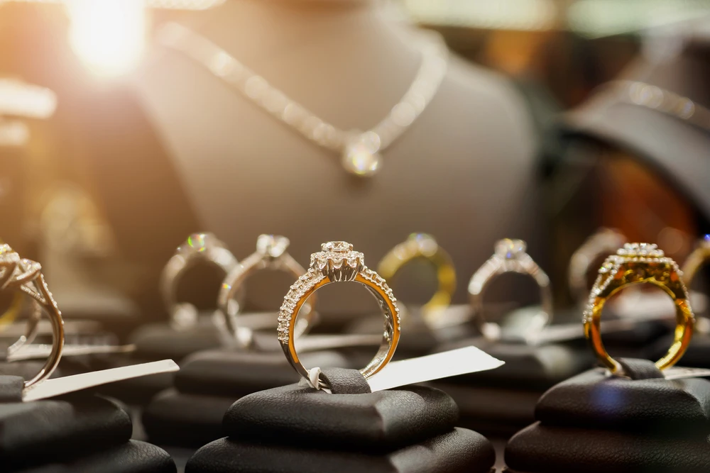 Jewelry also a 34.4 percent surge in terms of the number of transactions. Shutterstock