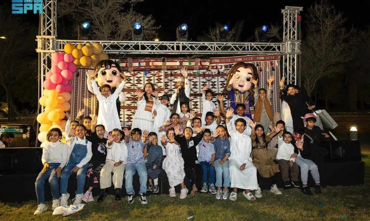 Qiddiya Investment co. recently organized an iftar for children and their families from Ensan, muzahmya charity organization, and Al-Bir Society in dhurma governorate. (SPA)