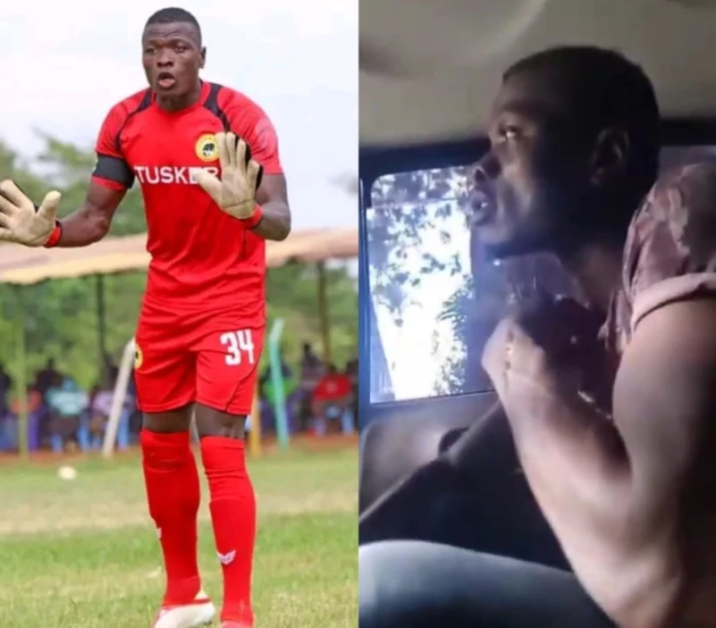 The Football Kenya Federation (FKF) confirmed it was aware of videos circulating online involving goalkeeper Patrick Matasi which raised concern about the possibility of match manipulation. (X/@city_digest)