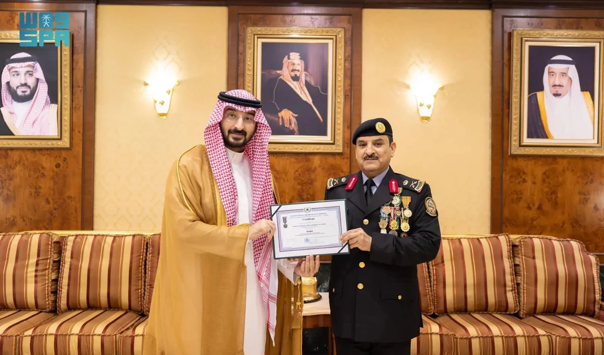 The Knight Medal is a prestigious honor awarded by the ICDO in recognition of exceptional service to the organization and outstanding contributions to advancing civil defence efforts on a global scale. (SPA)