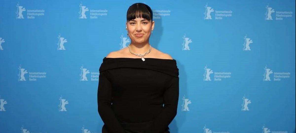 Maja-Ajmia Zellama at the Berlinale. (Supplied)