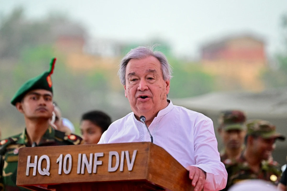 Guterres’ visit to the Rohingya refugee camps in Bangladesh was not just a diplomatic gesture, it was a call to action (AFP)
