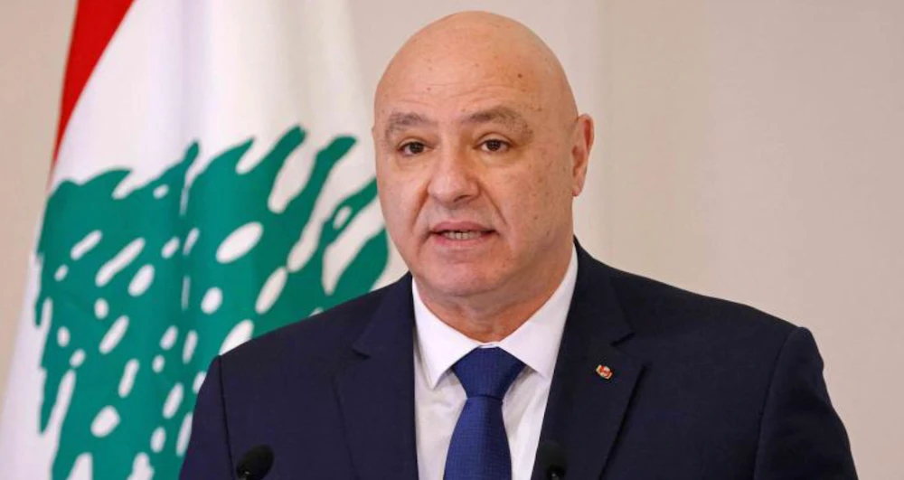 President Joseph Aoun is scheduled to visit Riyadh on Monday. (AFP)