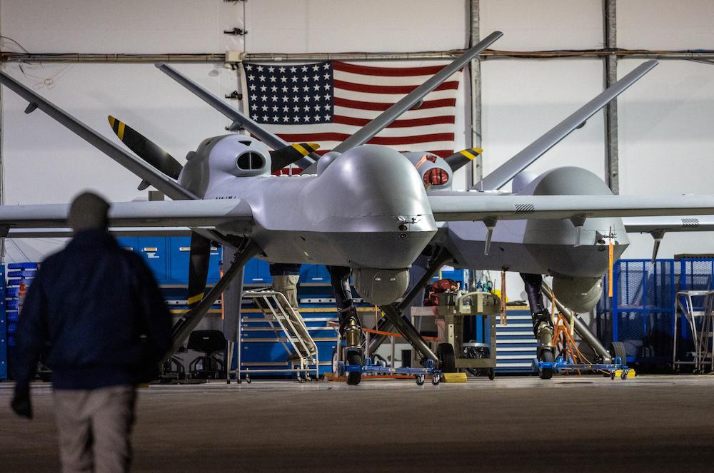 General Atomics Reapers, which cost around $30 million apiece, can fly at altitudes over 12,100 meters and remain in the air for over 30 hours. They have been flown by both the US military and the CIA for years over Afghanistan, Iraq and now Yemen. (AFP file photo)