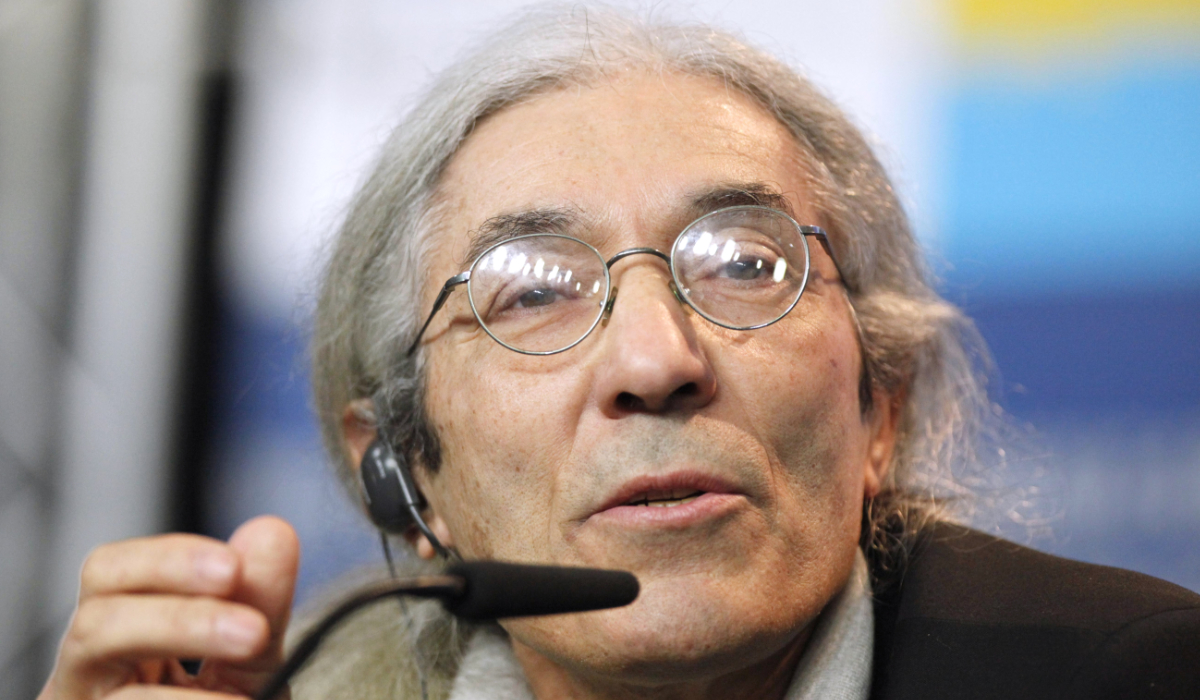 Algerian author Boualem Sansal, a members of the Jury, at the press conference speaks during the 62 edition of International Film Festival Berlinale, in Berlin Thursday, Feb. 9, 2012. (AP)