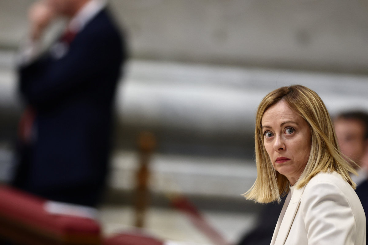 Italian Prime Minister Giorgia Meloni. (Reuters)