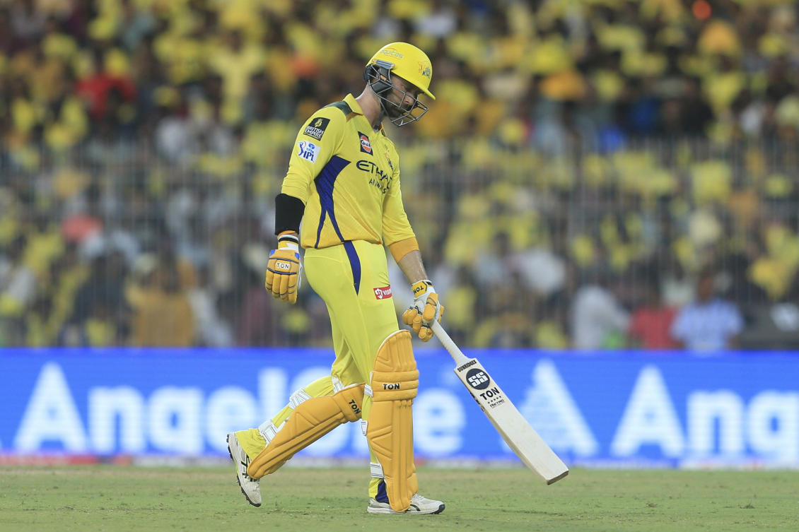 Chennai’s top order collapsed as they lost three wickets in the first six overs after Delhi Capitals had posted 183-6 on Saturday. (AP)
