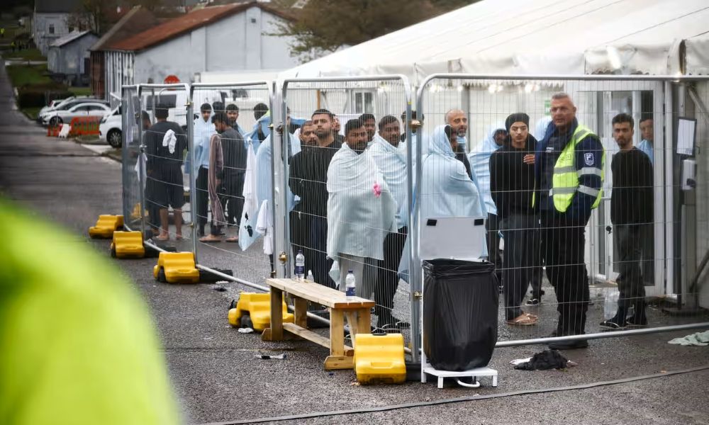 The asylum processing centre in Manston was called a ‘humanitarian crisis on British soil’ by one union official. (Reuters)