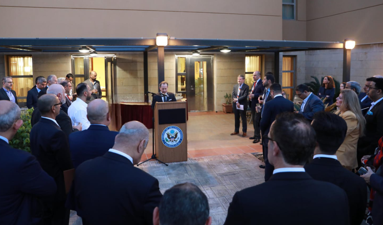 The US delegation consists of 101 members from 60 companies in the energy, technology and health sectors. (X/@USEmbBaghdad)