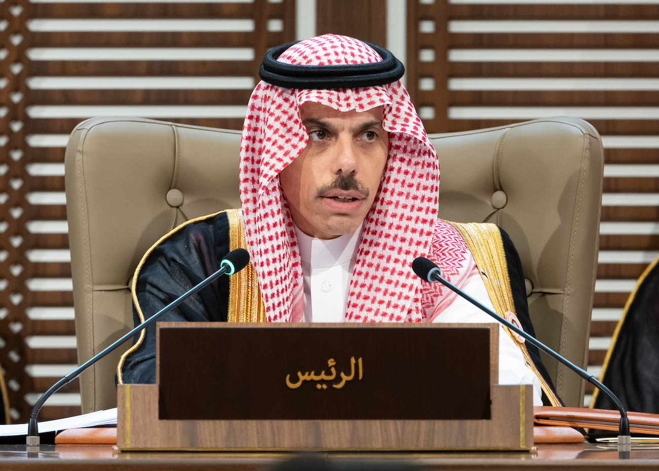 Saudi Arabia’s foreign minister Prince Faisal bin Farhan. (SPA)