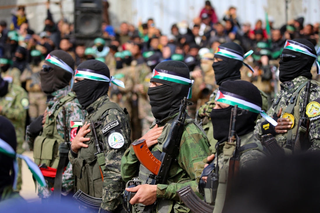 The organization is arguing that it is a “Palestinian Islamic liberation and resistance movement whose goal is to liberate Palestine and confront the Zionist project,” and not a terrorist group. (FILE/AFP)