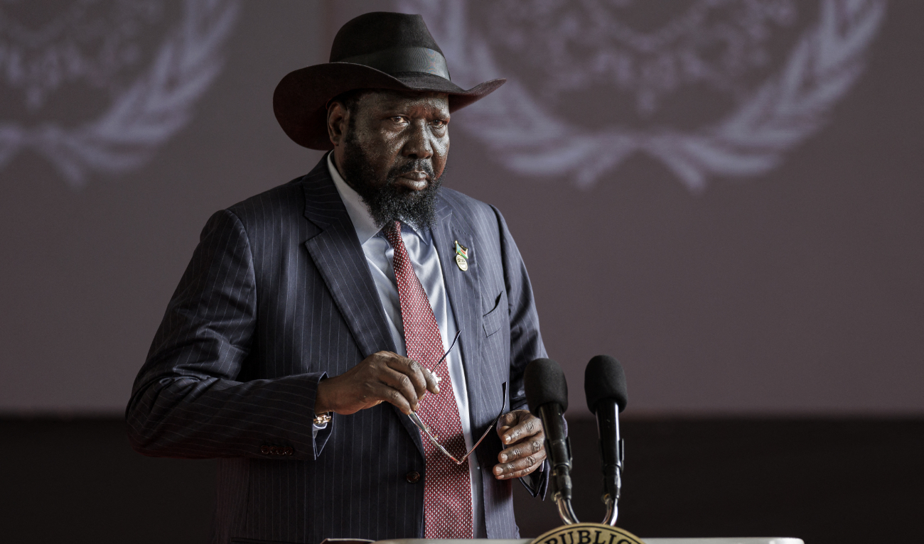 South Sudan’s President Salva Kiir. (AFP)