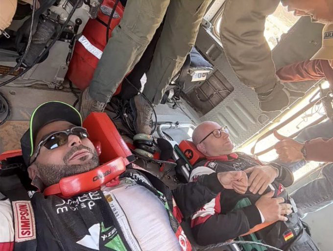 Accident puts Saudi rally driver Yazeed Al Rajhi out of contention in Baja Jordan 2025