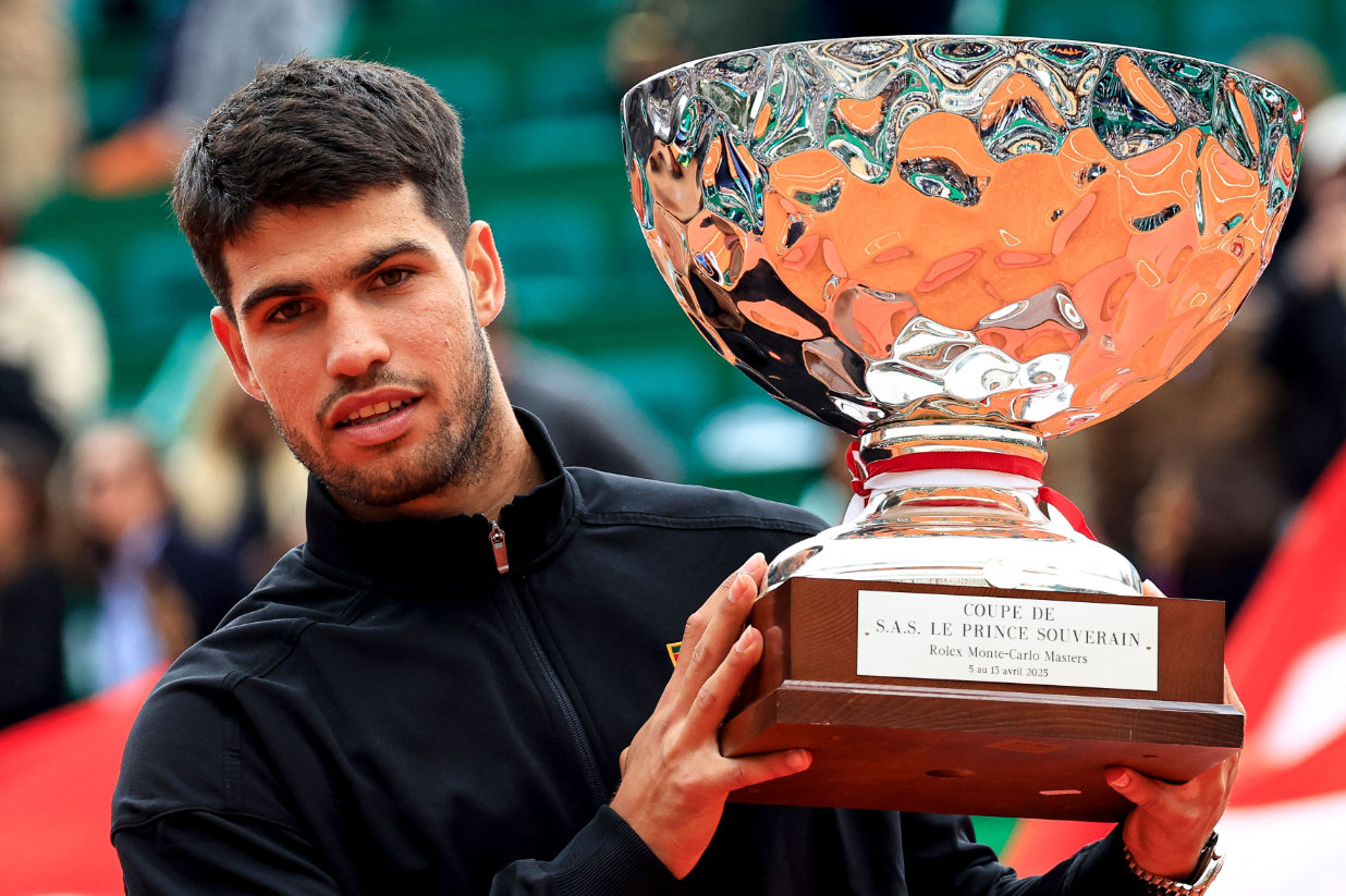 Alcaraz caps ‘difficult week’ with first Monte Carlo Masters title