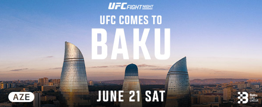UFC’s debut event in Azerbaijan wil take place on Saturday, June 21 at the Baku Crystal Hall. (UFC)