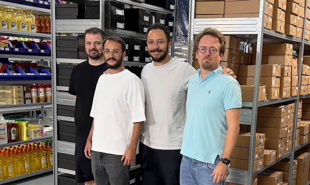 Team members of Quiqup, a UAE-based e-commerce logistics provider.