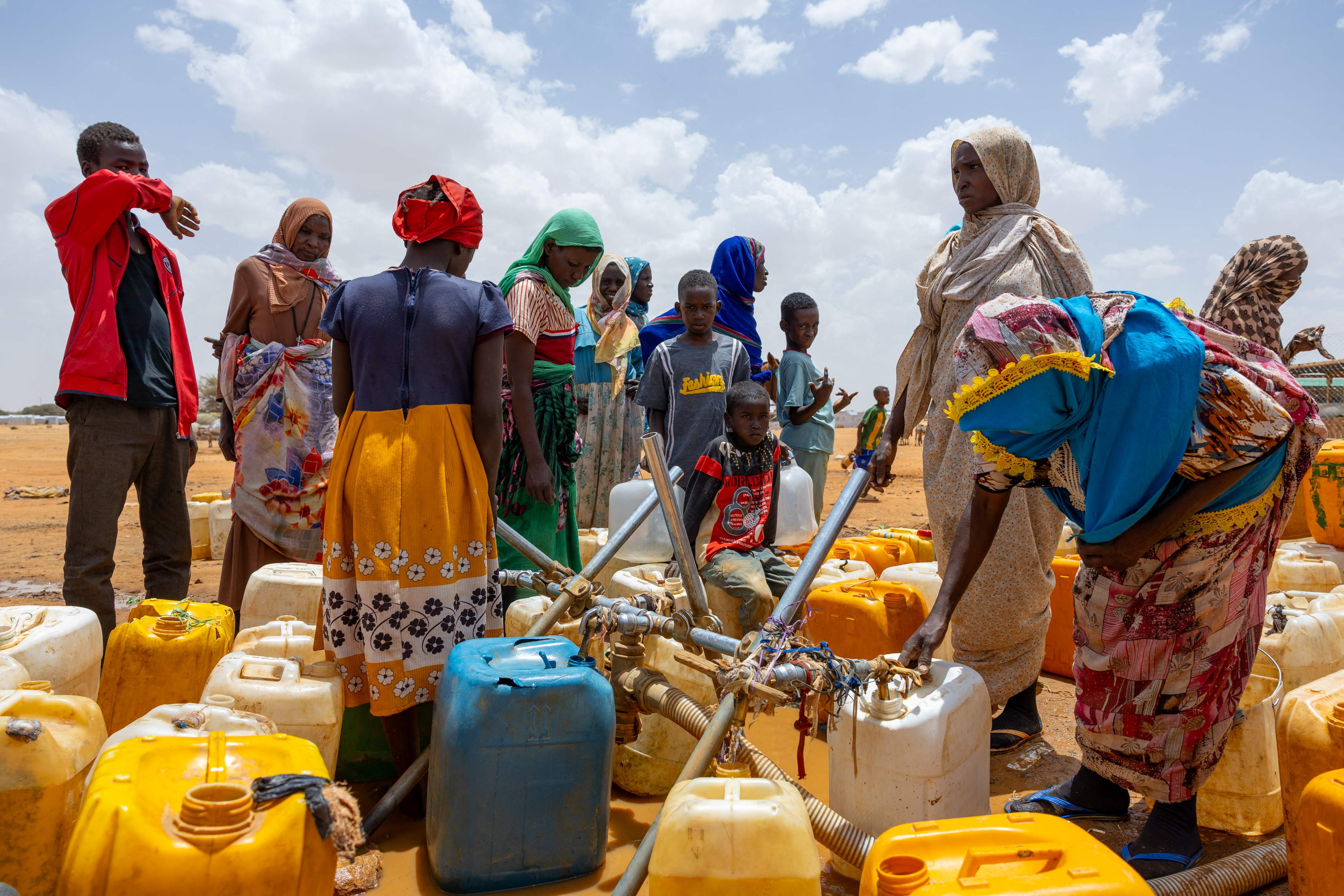 Sudan's civil war has resulted in "13 million displaced people and refugees", including many women who reported being raped and children, a regional UNHCR official said Monday. (AFP)