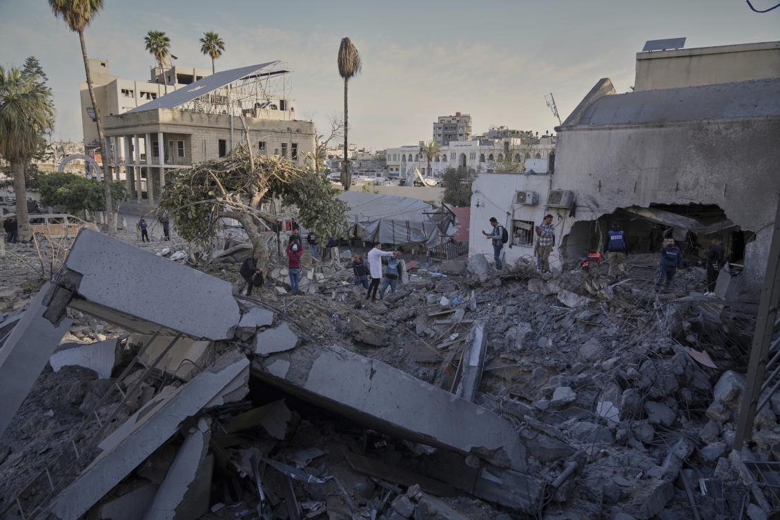 United Nations Secretary-General Antonio Guterres is “deeply alarmed” at Sunday’s strike by Israeli. (AP)