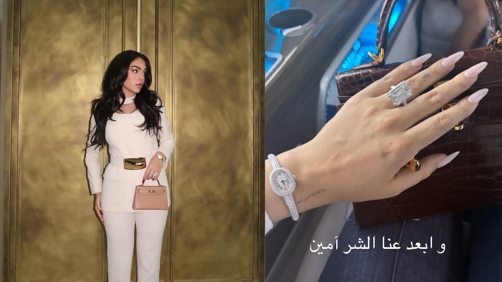 Georgina Rodriguez shows off Arabic tattoo