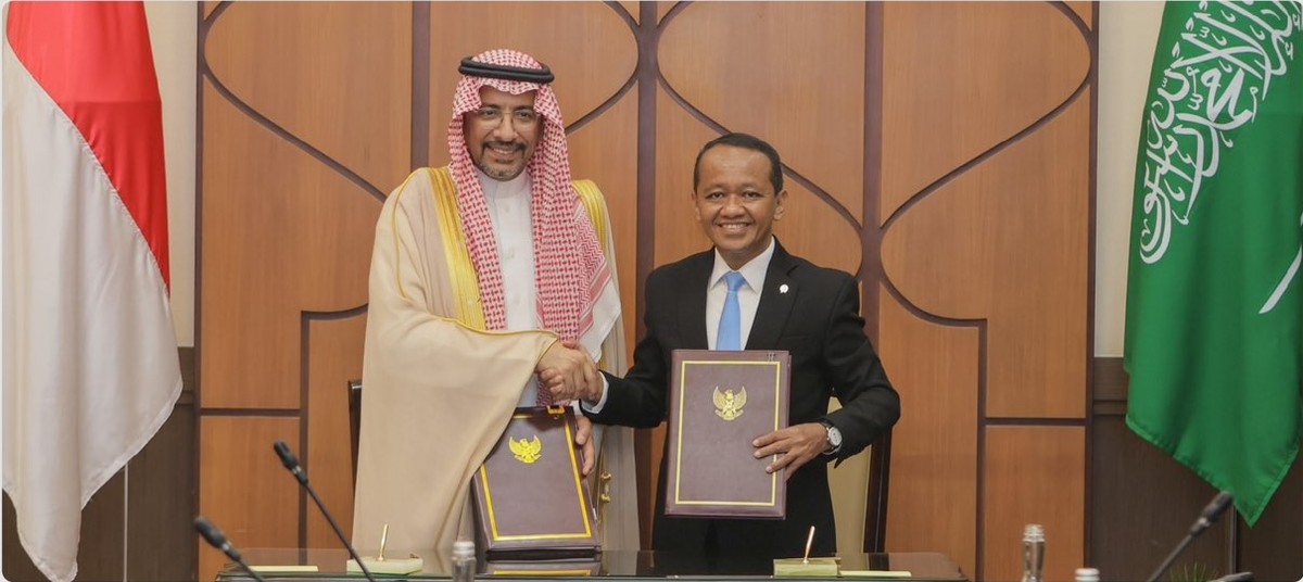 Saudi Arabia’s Minister of Industry and Mineral Resources, Bandar Alkhorayef, signed an MoU with Indonesia’s Minister of Energy and Mineral Resources, Bahlil Lahadalia, to promote strategic collaboration and the exchange of expertise in mining and mineral resources. Supplied