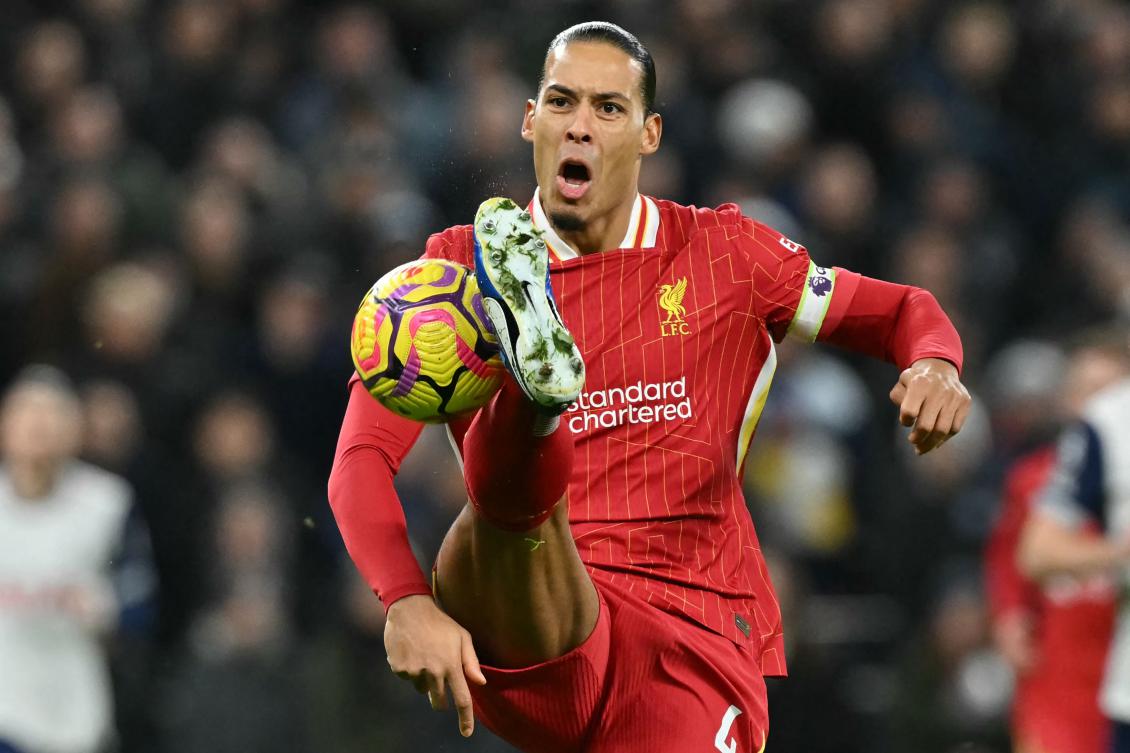 Liverpool’s Dutch defender Virgil van Dijk (AFP)